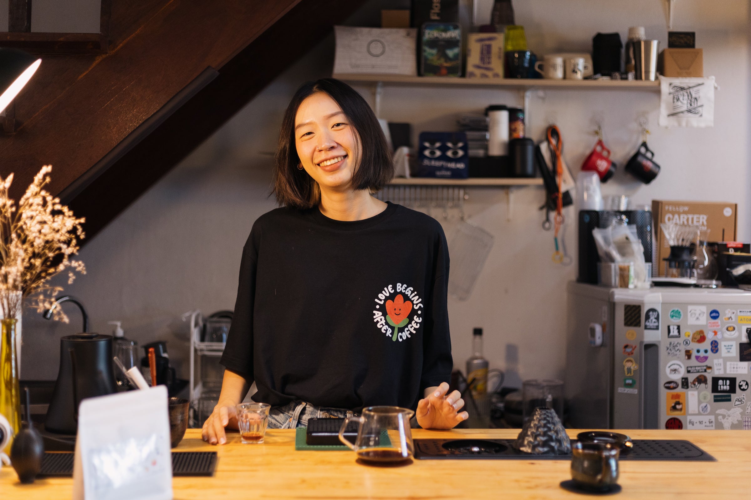 มุก issariiya ครีเอเตอร์สาวที่อยากชวนทุกคนมองการทำกาแฟที่บ้านให้เป็นเรื่องง่ายและสนุก!