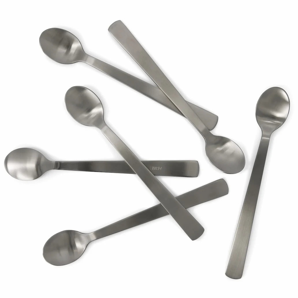 Long Spoon Brushed Stainless (Pack of 6)