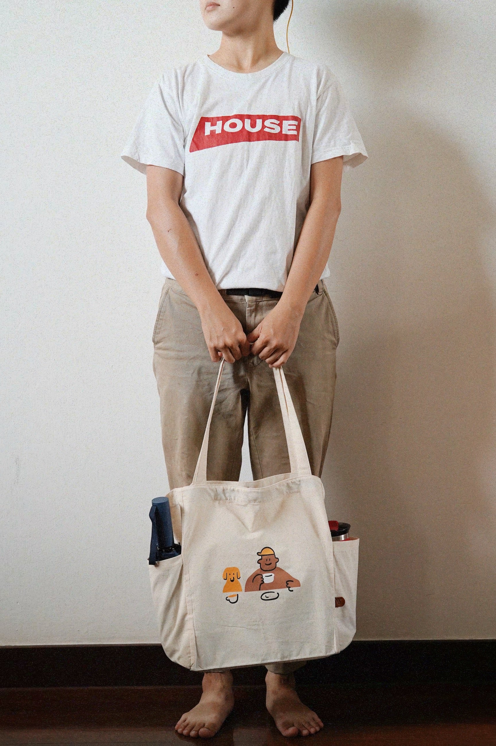 YELLOW STUFF X SHHHH: Tote