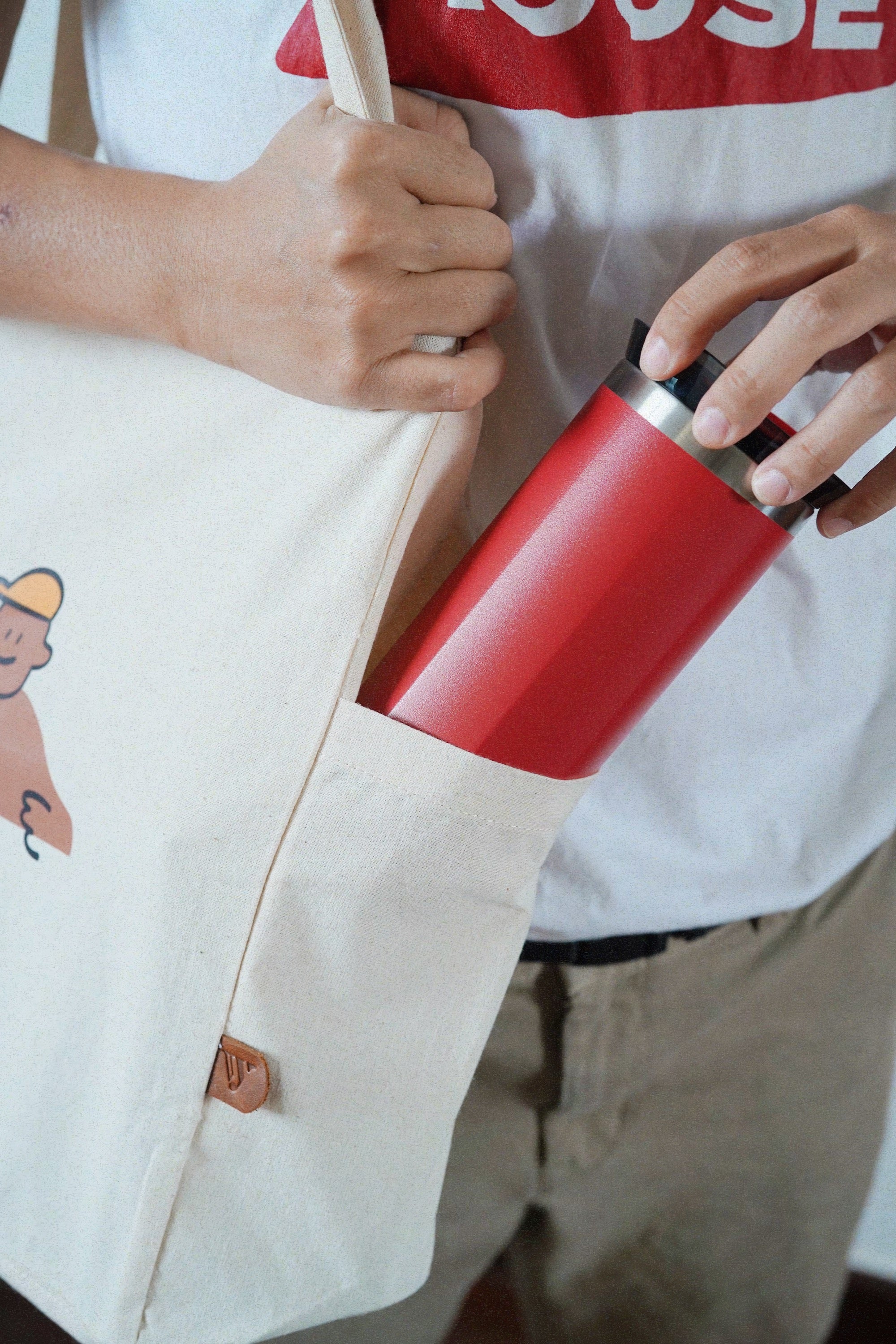 YELLOW STUFF X SHHHH: Tote