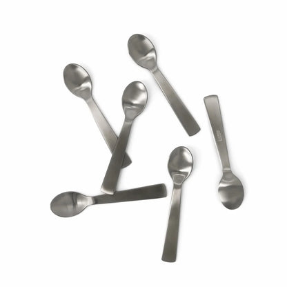 Teaspoons Brushed Stainless (Pack of 6)