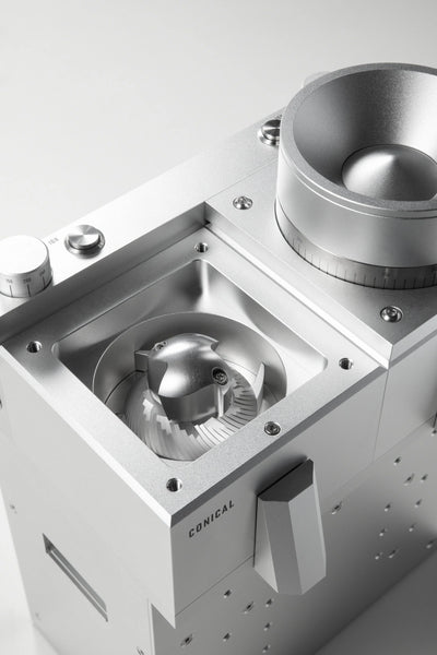 LAGOM GDS open grinding chamber detail