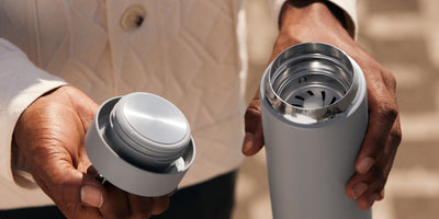 Fellow Carter Move lid and splash guard detail