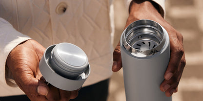 Fellow Carter Move lid and splash guard detail