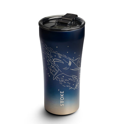 Ocean Series Shark 16oz