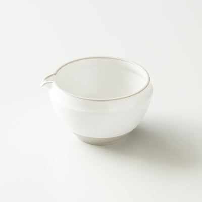 ORIGAMI Katakuchi Matcha Bowl Kumoi White
