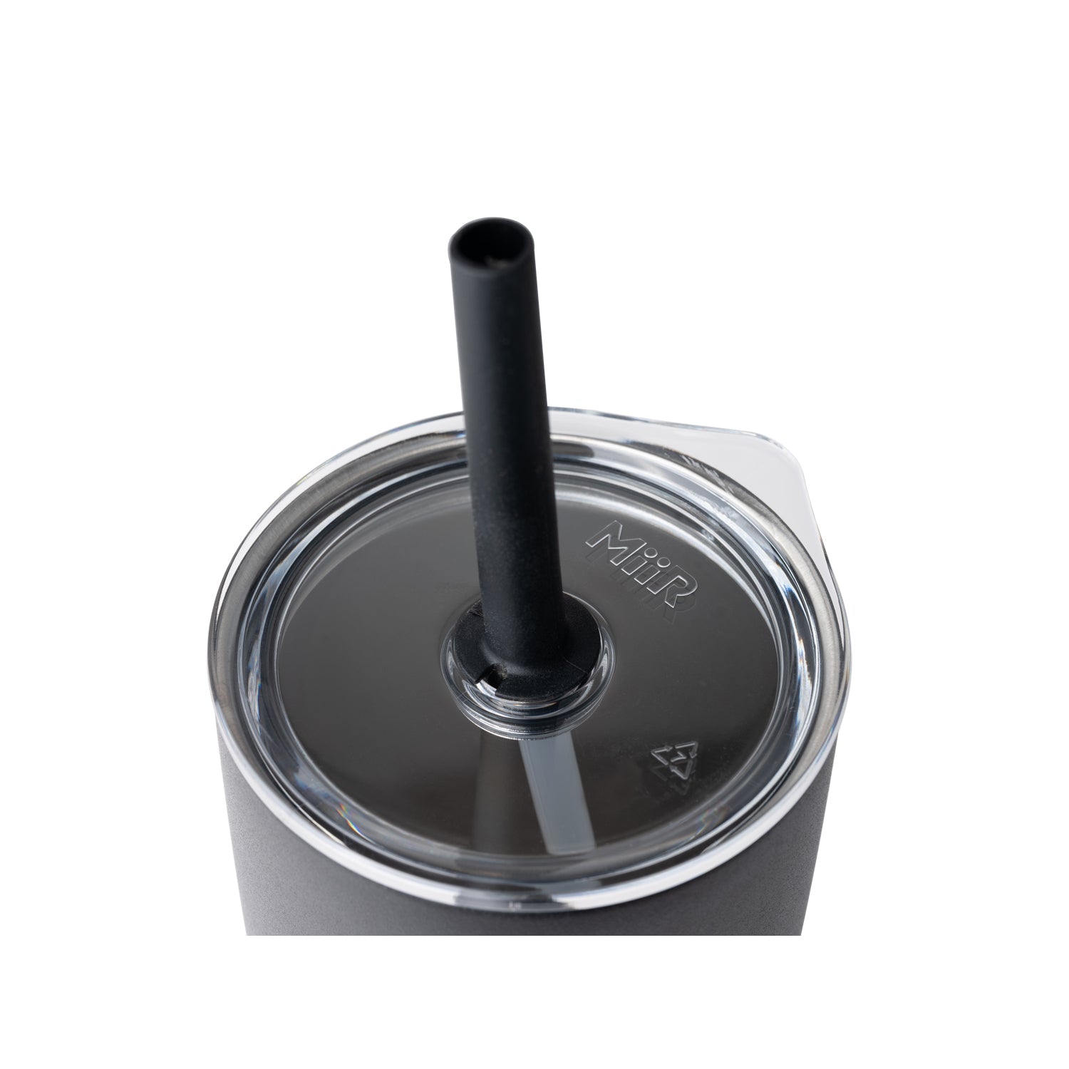 Press-fit Straw Lid - Black